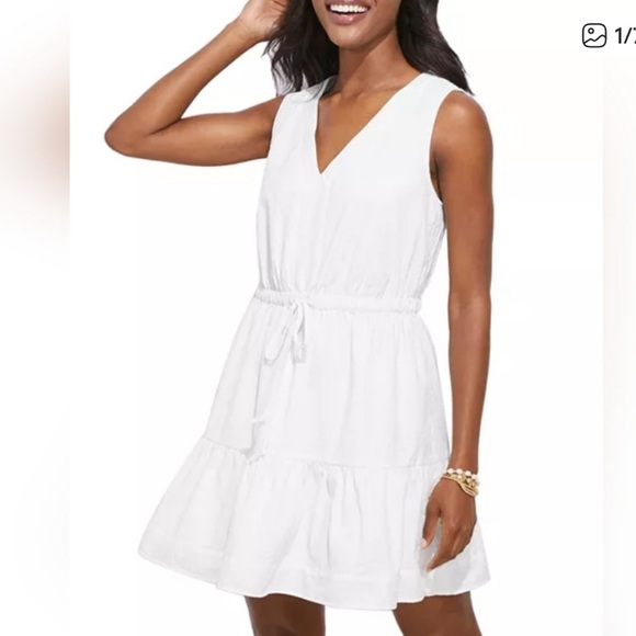 white linen dresses for women Minimalist Linen Dress in White - Long Linen Summer Dress - Simple Linen Sleeveless Dress